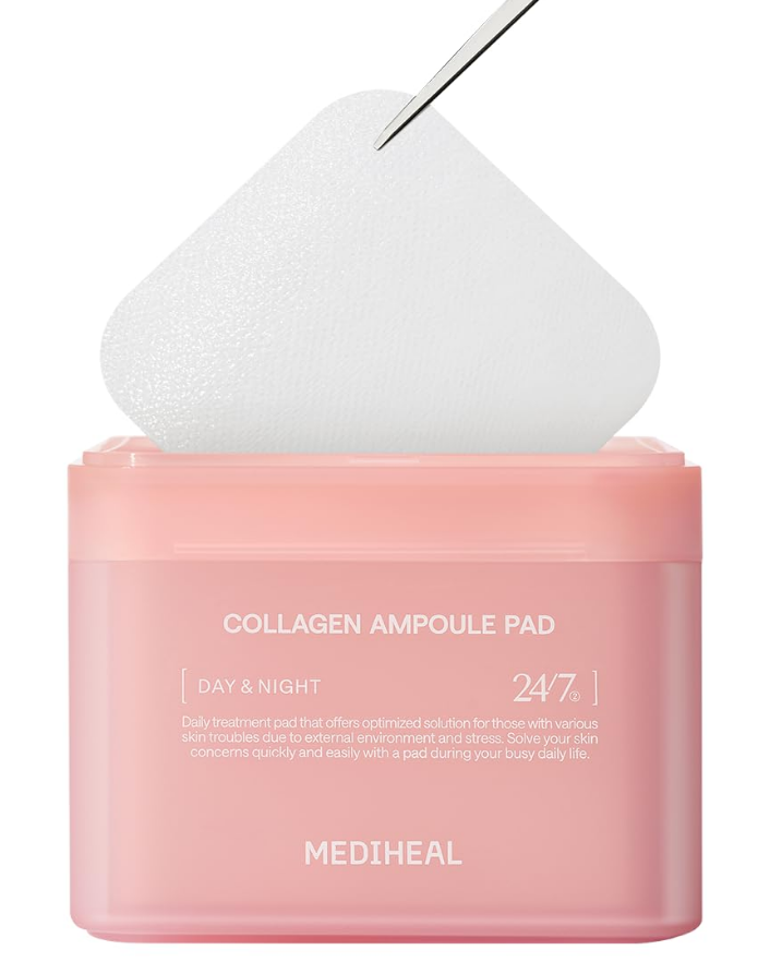 MEDIHEAL Collagen Ampoule Pad - 100pads (x2)