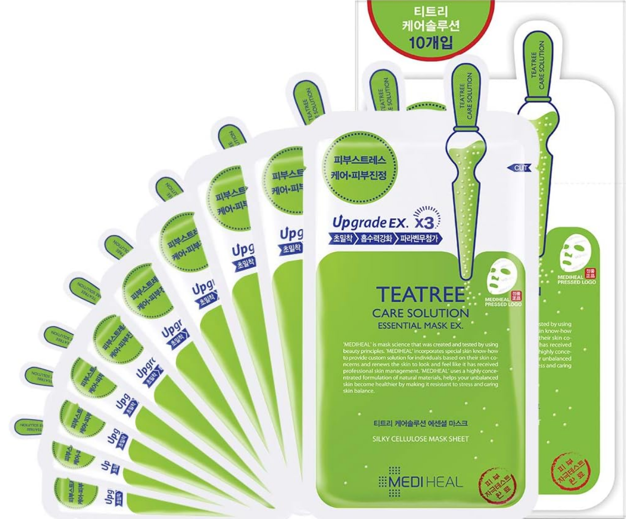 Mediheal Teatree Care Solution Essential Mask 10+1 Masks